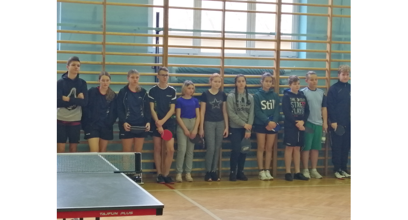 Read more about the article Rejonowe Igrzyska Młodzieży w tenisie stołowym