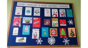 Read more about the article Wystawa kartek świątecznych z życzeniami w języku angielskim i niemieckim