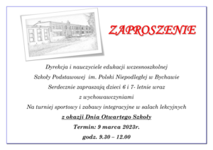 Read more about the article Zaproszenie